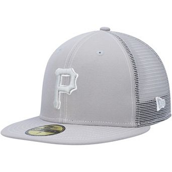 Men's New Era Gray Pittsburgh Pirates 2023 On-Field Batting Practice 59FIFTY Fitted Hat