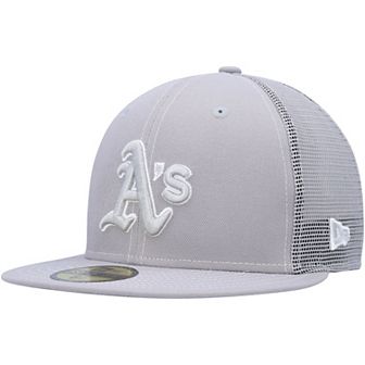 Men's New Era Gray Oakland Athletics 2023 On-Field Batting Practice 59FIFTY Fitted Hat
