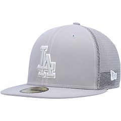 Men's New Era Cream/Orange Los Angeles Dodgers 59FIFTY Fitted Hat