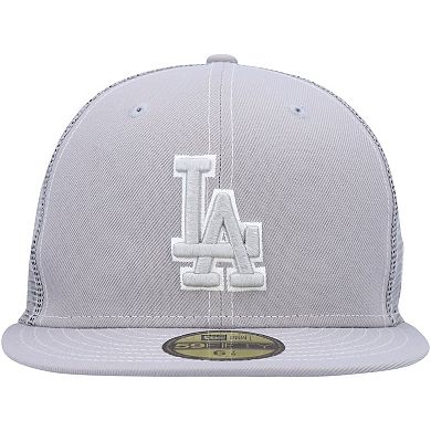 Men's New Era Gray Los Angeles Dodgers 2023 On-Field Batting Practice 59FIFTY Fitted Hat