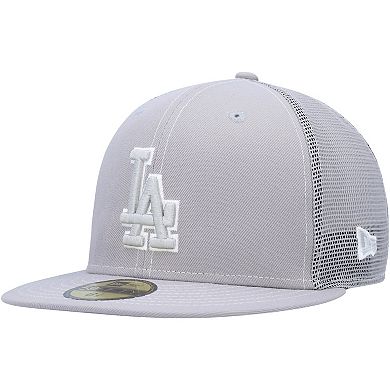 Men's New Era  Gray Los Angeles Dodgers 2023 On-Field Batting Practice 59FIFTY Fitted Hat