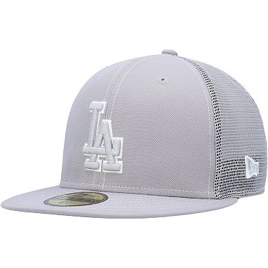 Men's New Era Gray Los Angeles Dodgers 2023 On-Field Batting Practice 59FIFTY Fitted Hat