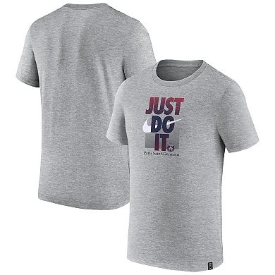 Men's Nike Gray Paris Saint-Germain Just Do It T-Shirt
