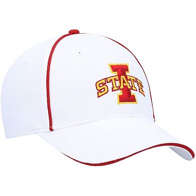 Men's Colosseum  White Iowa State Cyclones Take Your Time Snapback Hat