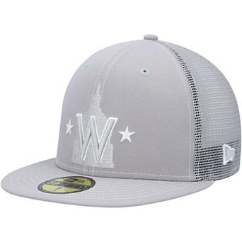 Men's New Era Gray Washington Nationals 2023 On-Field Batting Practice 59FIFTY Fitted Hat