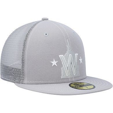 Men's New Era  Gray Washington Nationals 2023 On-Field Batting Practice 59FIFTY Fitted Hat