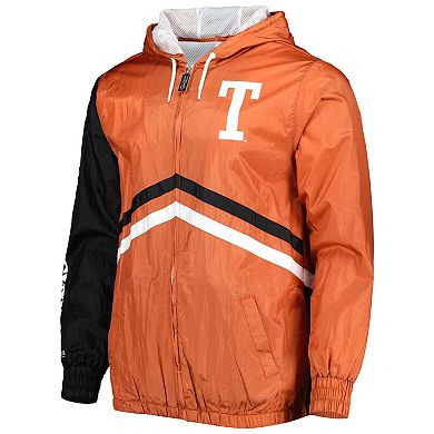Men's Mitchell & Ness Texas Orange Texas Longhorns Undeniable Full-Zip Windbreaker Jacket