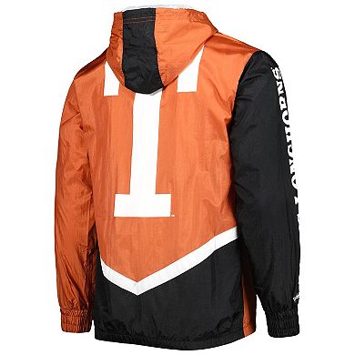 Men's Mitchell & Ness Texas Orange Texas Longhorns Undeniable Full-Zip Windbreaker Jacket