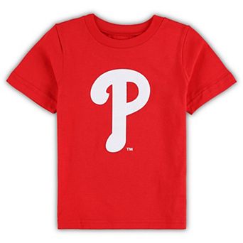 Toddler Red Philadelphia Phillies Team Crew Primary Logo T-Shirt