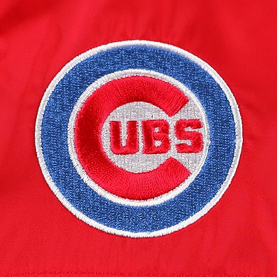 Men's Columbia Royal/Red Chicago Cubs Omni-Shade Flash Forward Challenger Full-Zip Windbreaker Jacket