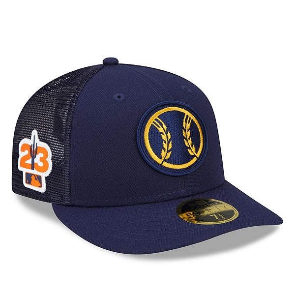 Milwaukee Brewers New Era 39Thirty MLB Baseball Double Mesh Cap Hat