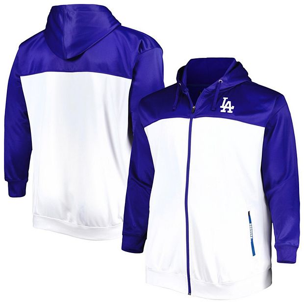 Los Angeles Dodgers Stitches sale Full Zip Jacket Blue/Gray/White (Men's Size: XL)