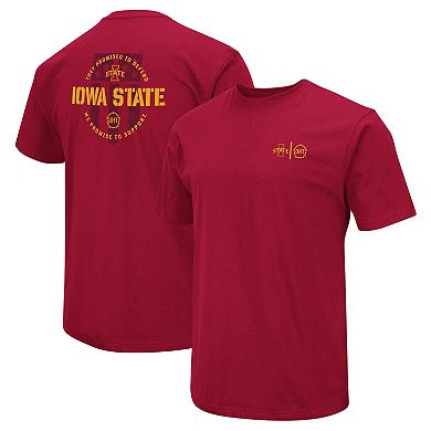Men's Colosseum Cardinal Iowa State Cyclones OHT Military Appreciation T-Shirt