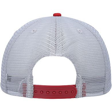 Men's Colosseum Cardinal/Gray Iowa State Cyclones Snapback Hat