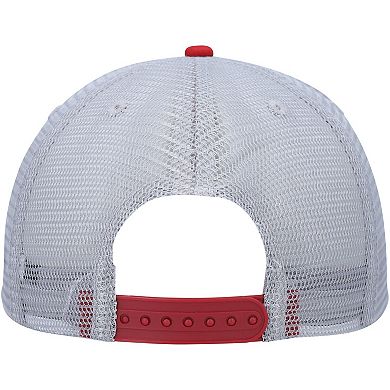 Men's Colosseum  Cardinal/Gray Iowa State Cyclones Snapback Hat