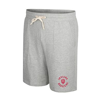 Men's Colosseum Heather Gray Indiana Hoosiers Love To Hear This Terry Shorts