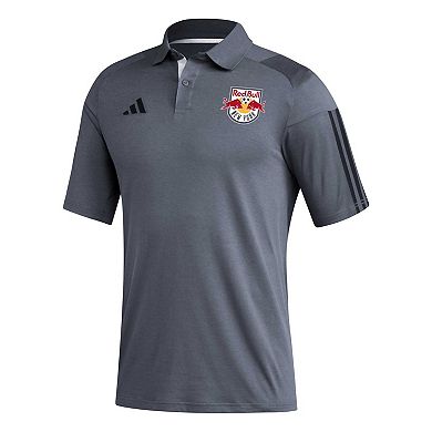 Men's adidas Gray New York Red Bulls 2023 On-Field Training Polo