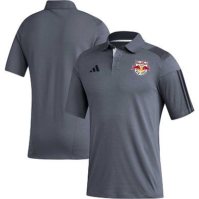 Men's adidas Gray New York Red Bulls 2023 On-Field Training Polo