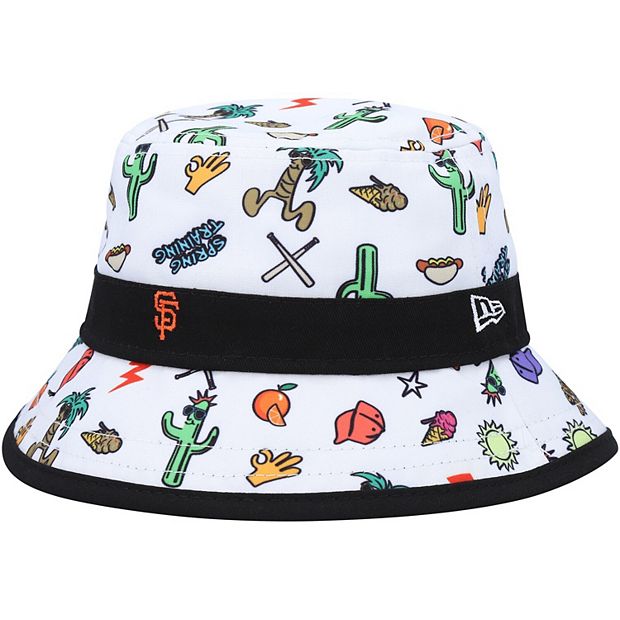 White SF Giants Bucket Hat