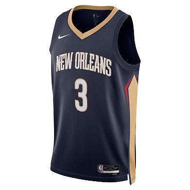 Unisex Nike C.J. McCollum Navy New Orleans Pelicans 2022/23 Swingman Jersey - Icon Edition