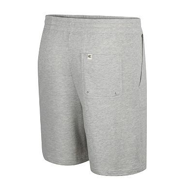 Men's Colosseum Heather Gray Navy Midshipmen Love To Hear This Terry Shorts