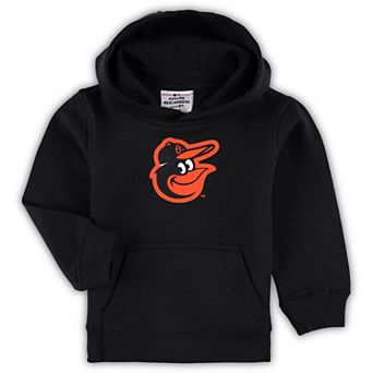 Toddler Black Baltimore Orioles Team Primary Logo Fleece Pullover Hoodie