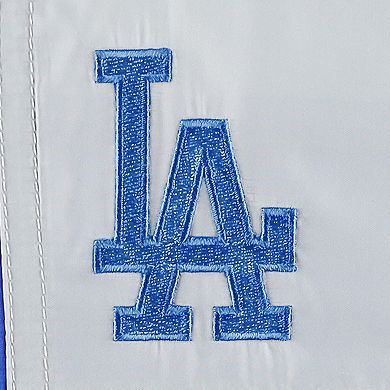 Men's Columbia Royal/Gray Los Angeles Dodgers Omni-Shade Flash Forward Challenger Full-Zip Windbreaker Jacket