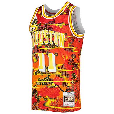 Men's Mitchell & Ness Yao Ming Red Houston Rockets Hardwood Classics Lunar New Year Swingman Jersey