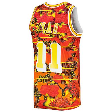 Men's Mitchell & Ness Yao Ming Red Houston Rockets Hardwood Classics Lunar New Year Swingman Jersey