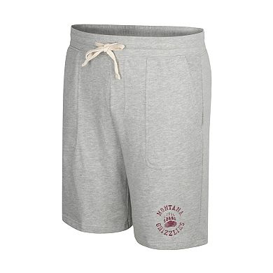 Men's Colosseum Heather Gray Montana Grizzlies Love To Hear This Terry Shorts