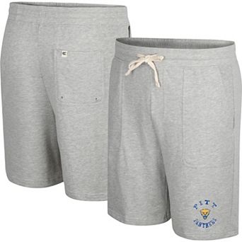 Men's Colosseum Heather Gray Pitt Panthers Love To Hear This Terry Shorts