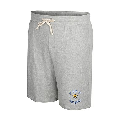 Men's Colosseum Heather Gray Pitt Panthers Love To Hear This Terry Shorts