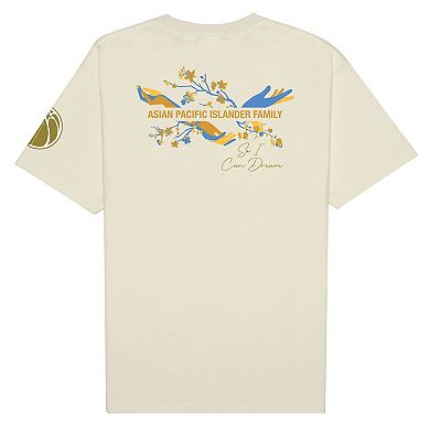 Unisex AUTHMADE x NBA Cream Washington Wizards AAPI Dreamers T-Shirt