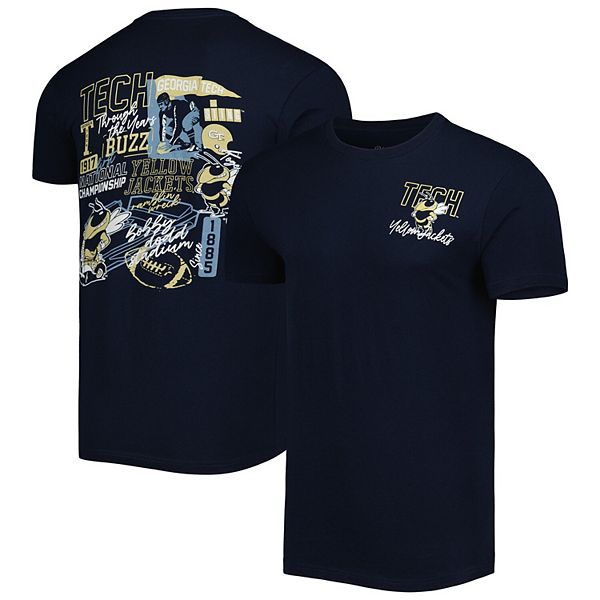 Men's Navy Georgia Tech Yellow Jackets Vintage Through the Years Two ...