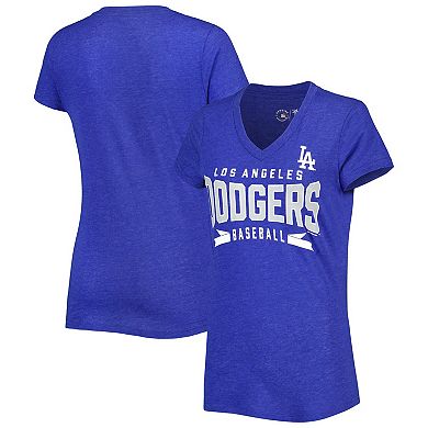 Women's G-III 4Her by Carl Banks Royal Los Angeles Dodgers Dream Team V-Neck T-Shirt