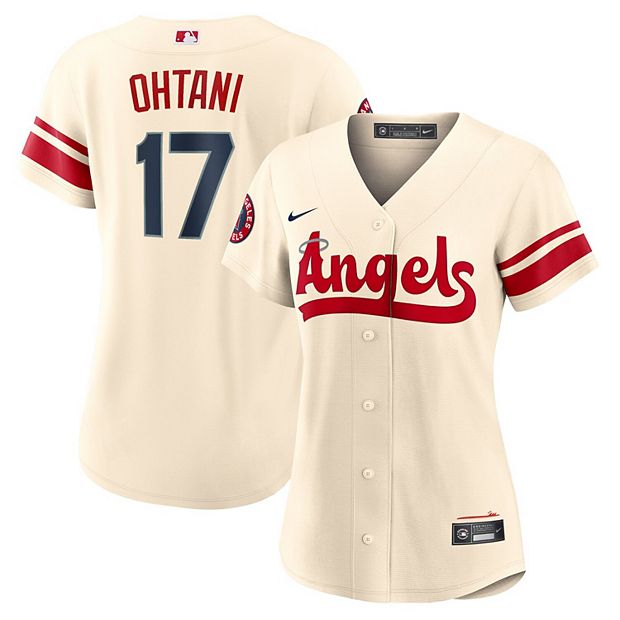 Men's Los Angeles Angels Shohei Ohtani Nike White Home Replica Player Name  Jersey