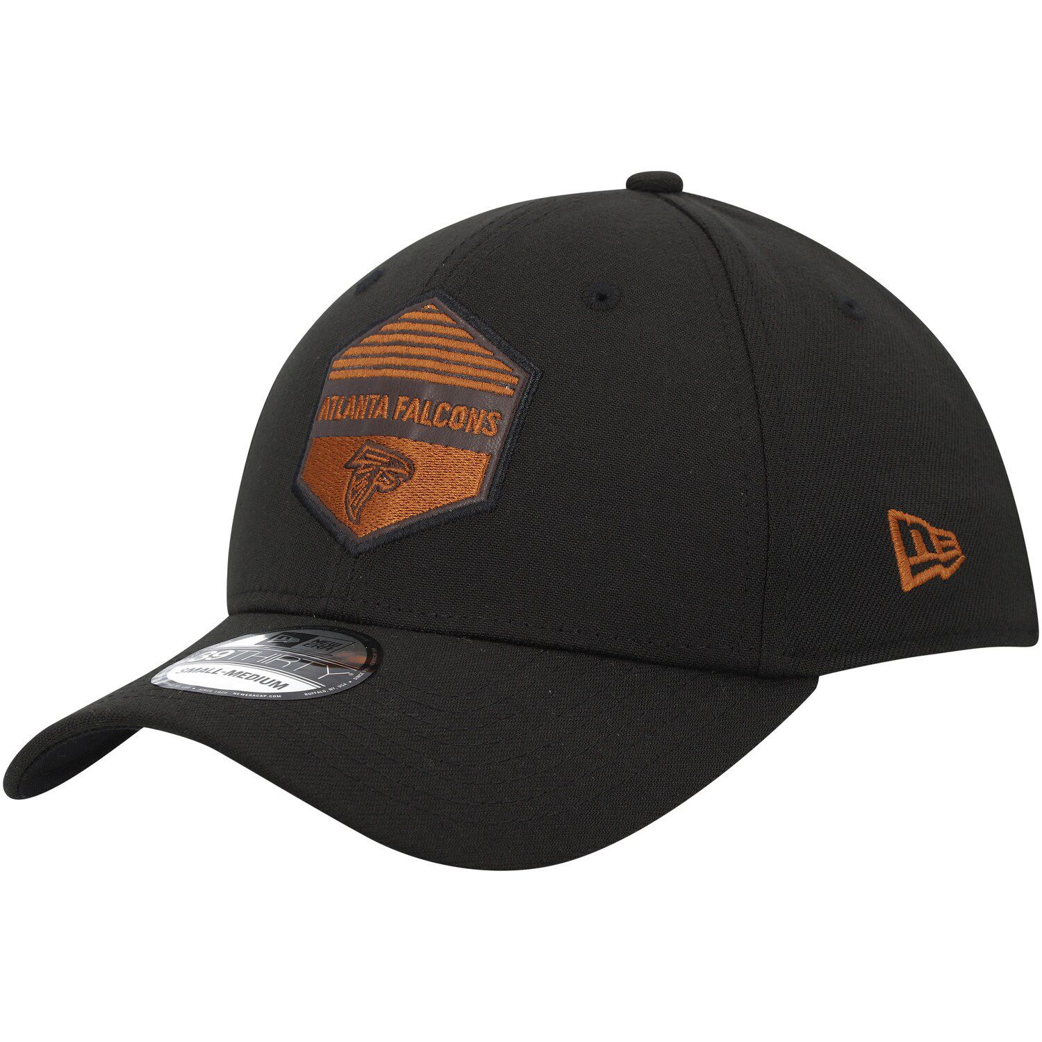 Men's New Era Black/Orange Cincinnati Bengals Surge 39THIRTY - Flex Hat