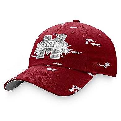 Women's Top of the World Maroon Mississippi State Bulldogs OHT Military Appreciation Betty Adjustable Hat