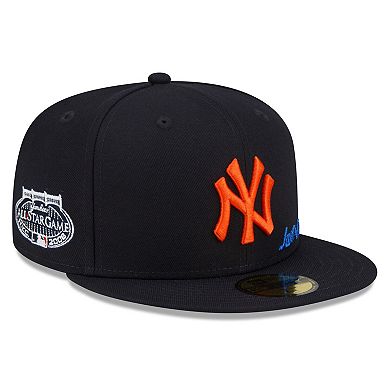 Men's New Era x Just Don Navy New York Yankees 59FIFTY Fitted Hat