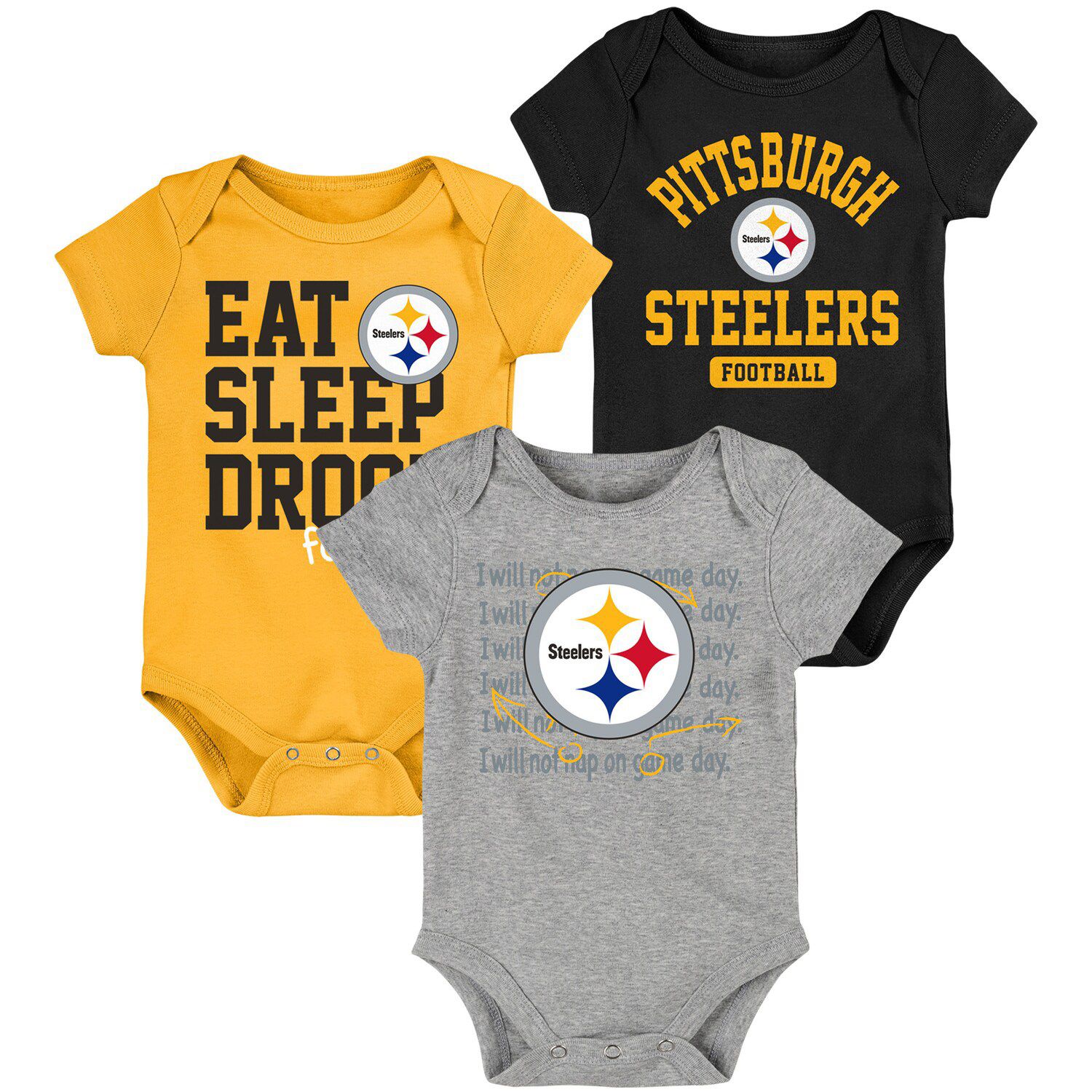 T.J. Watt Pittsburgh Steelers Nike Infant Game Romper Jersey - Black