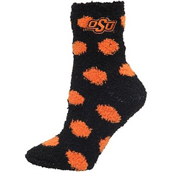 Women's ZooZatz Oklahoma State Cowboys Plush Dot Socks