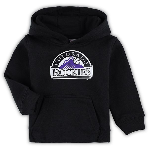 Colorado Rockies Youth Primary Logo T-Shirt - Black