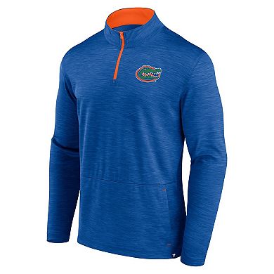 Men's Fanatics Branded Royal Florida Gators Classic Homefield Quarter-Zip Top