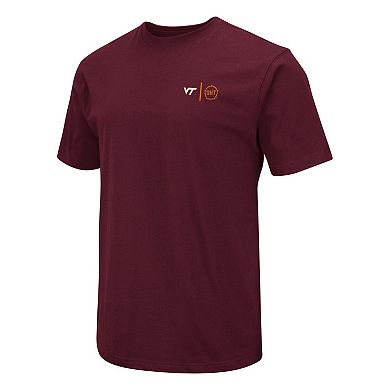 Men's Colosseum Maroon Virginia Tech Hokies OHT Military Appreciation T-Shirt