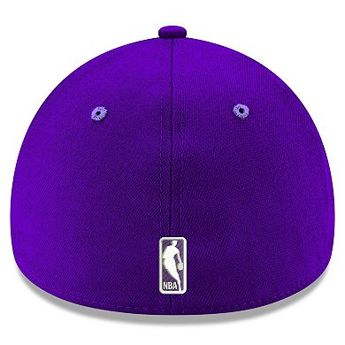 Men's New Era Purple Los Angeles Lakers Team Classic 39THIRTY Flex Hat