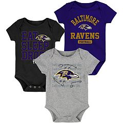 Minnesota Vikings Newborn & Infant Two-Pack Double Up Bodysuit Set -  Purple/Gray