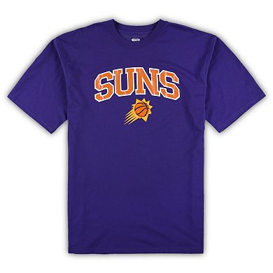 Men's Concepts Sport Purple/Heather Gray Phoenix Suns Big & Tall T-Shirt and Pajama Pants Sleep Set