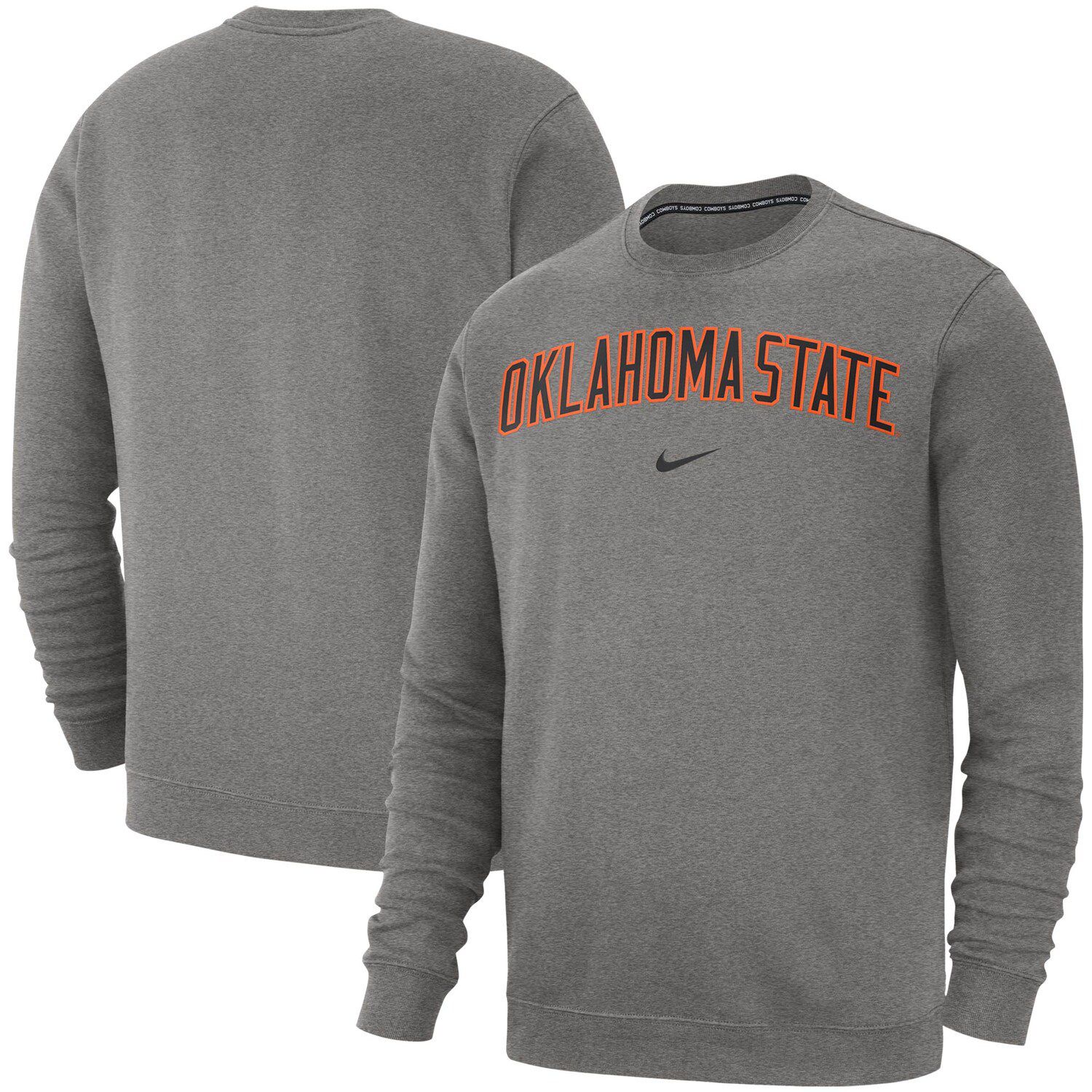 OKLAHOMA STATE COWBOYS Nike Therma Fit Pullover Long Sleeve Shirt OSU Black  S