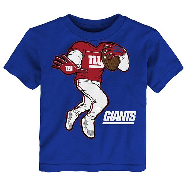 Toddler Royal New York Giants Stiff Arm T-Shirt