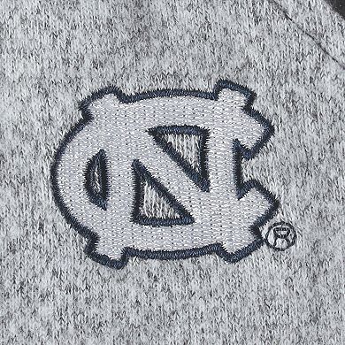Women's ZooZatz Navy/Gray North Carolina Tar Heels Colorblock Cozy Tri-Blend Lounge Pants